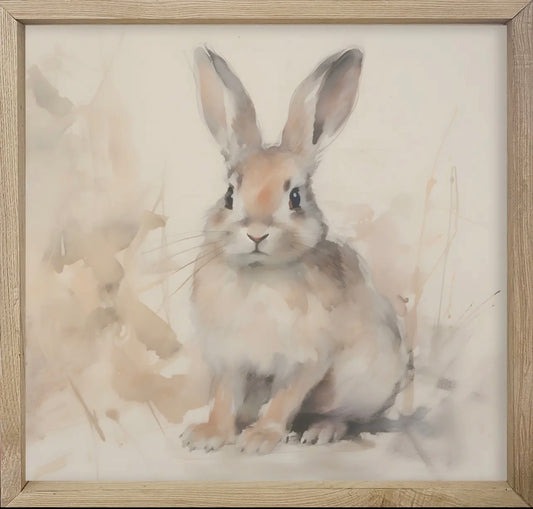 24x24 Vintage Bunny