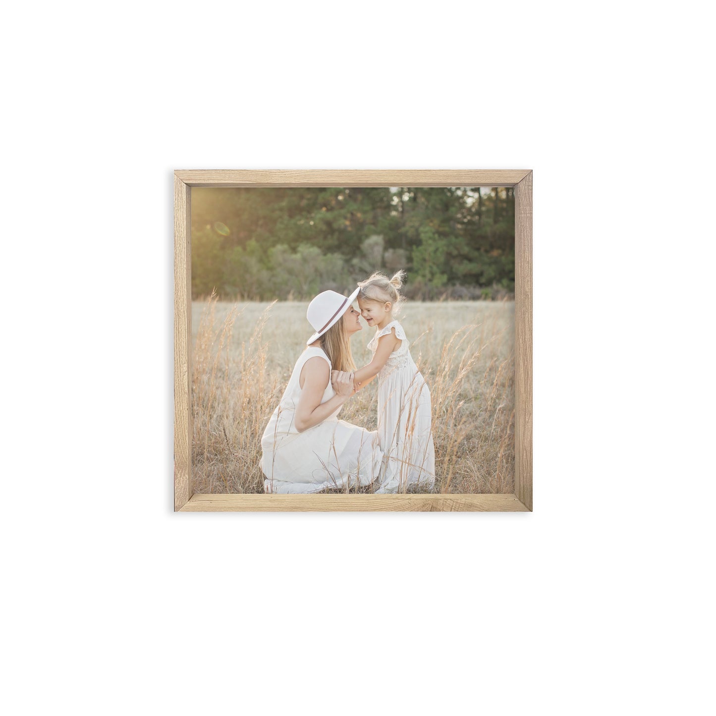 24x24 Thin Oak Photo Frame
