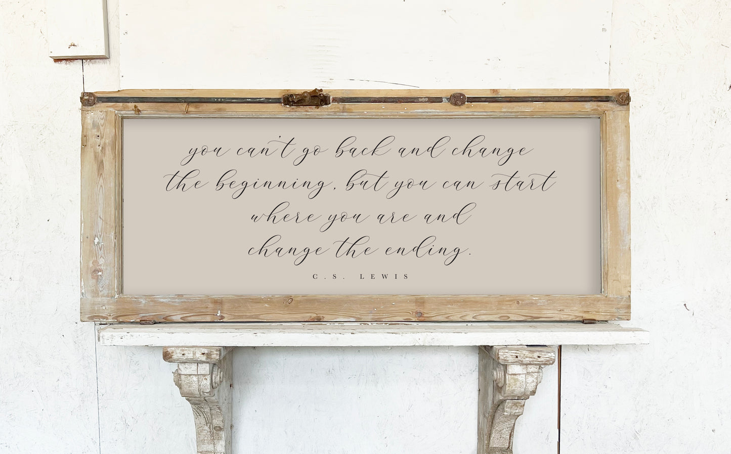 Short & Wide Hardware Reclaimed European Frame - 3197