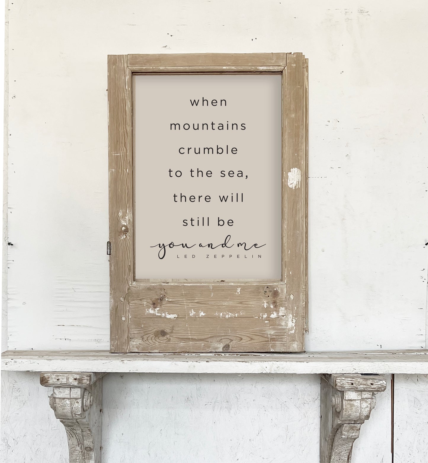 Wide Door Base Reclaimed European Frame - 3204