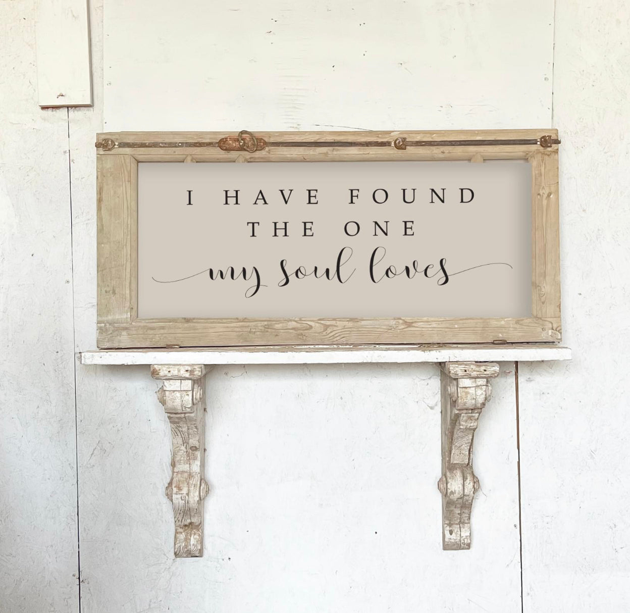 Short & Wide Reclaimed European Frame with Hardware - I Have Found the One - 3288