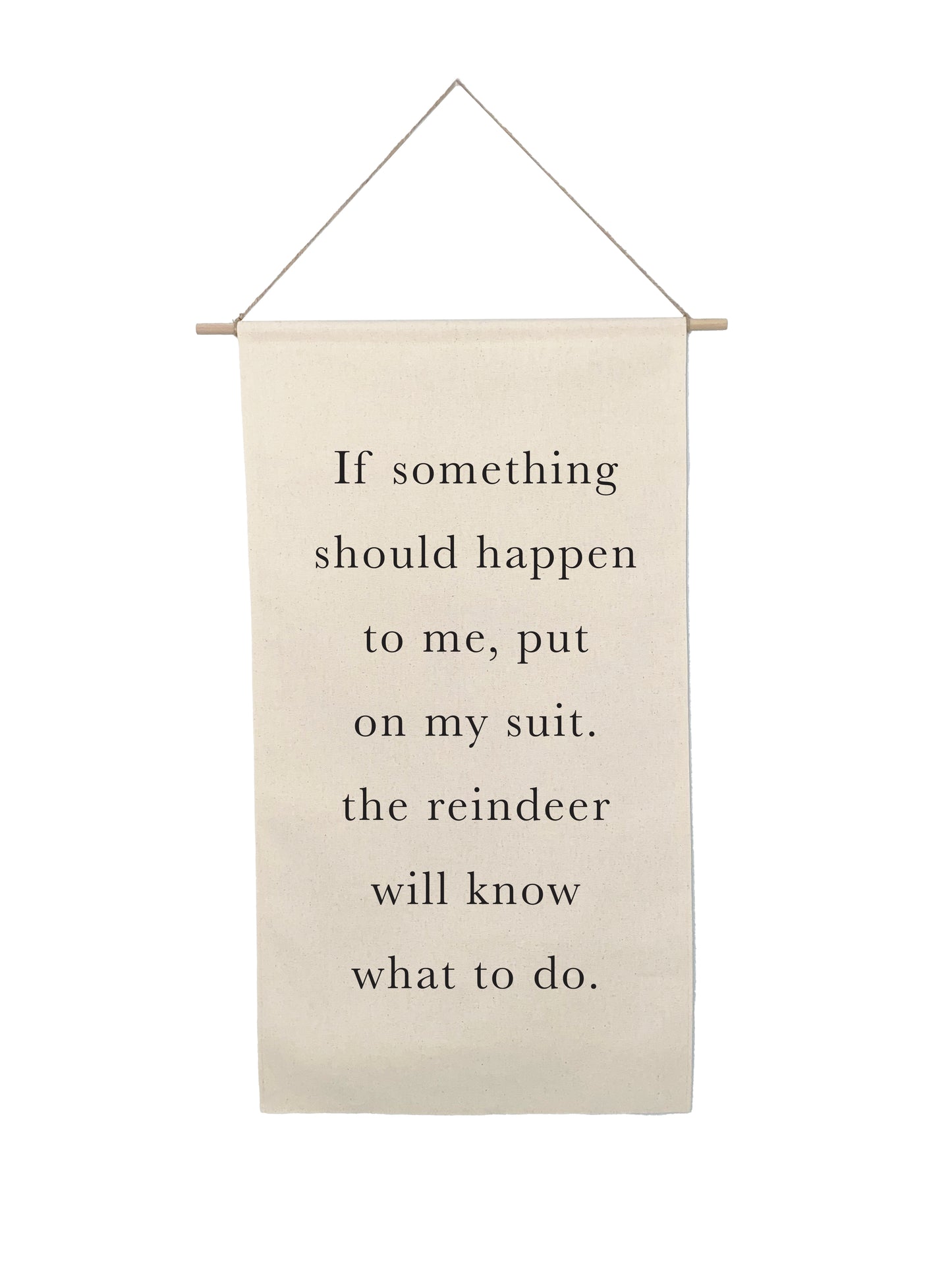 Small Canvas Scroll - Holiday Words