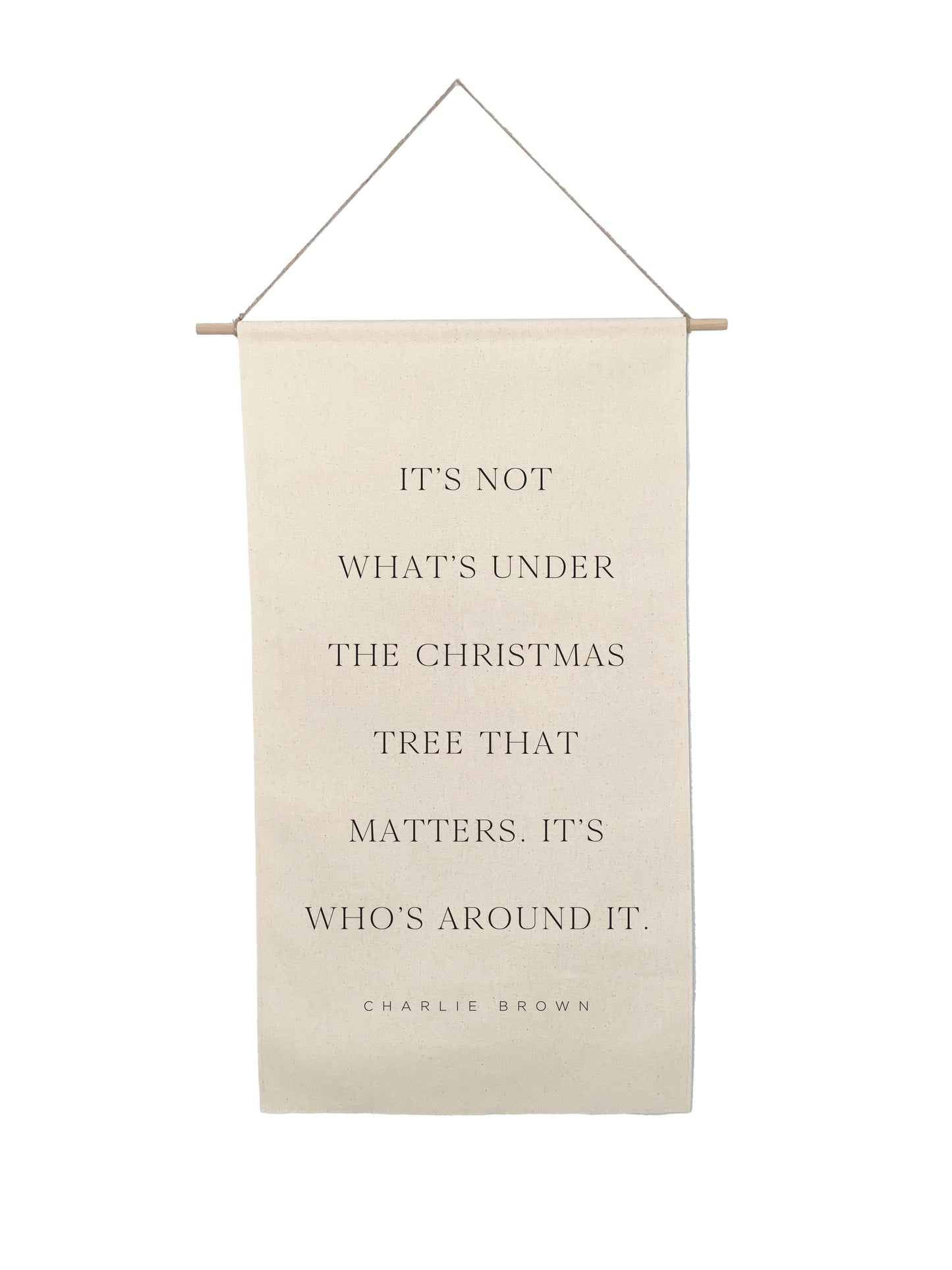 Small Canvas Scroll - Holiday Words