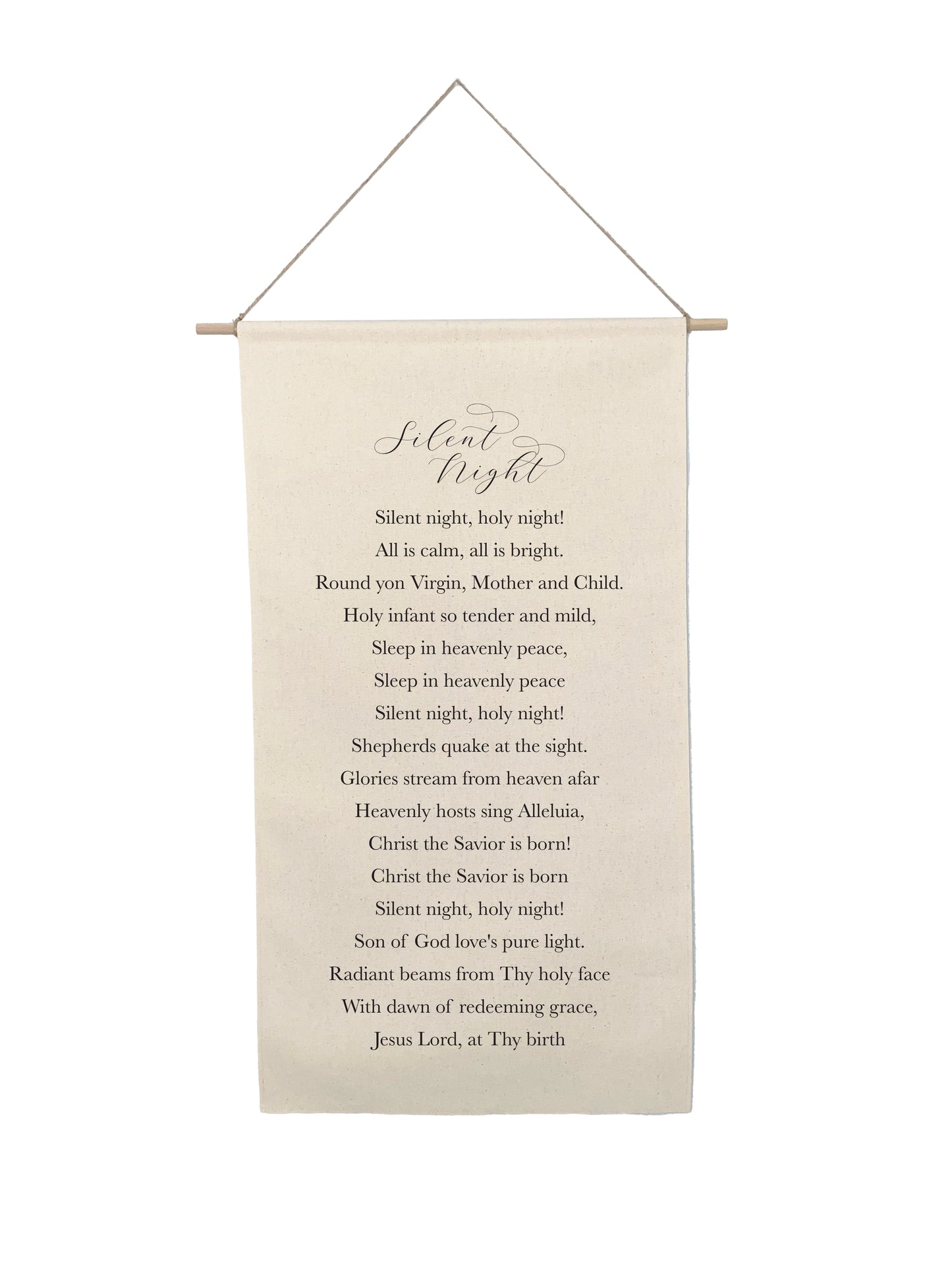 Small Canvas Scroll - Holiday Words