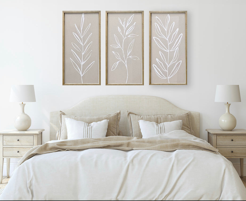 35 x 18 Natural Textured Botanicals