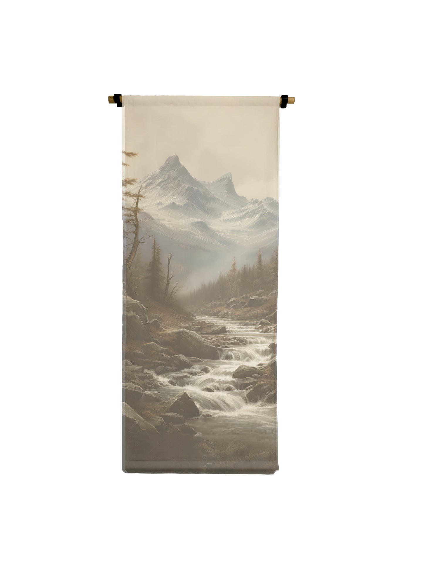 6' Vertical Canvas Scrolls