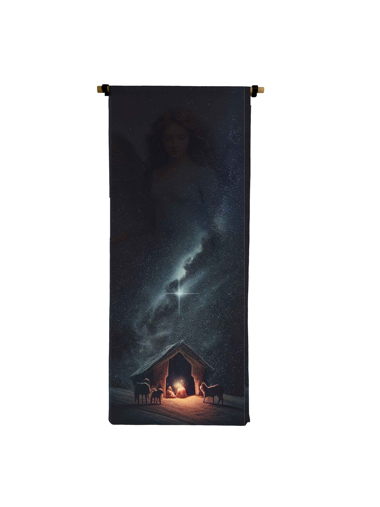 6' Vertical Canvas Scrolls