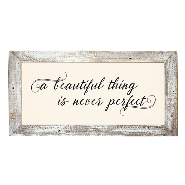 12x24 White Rustic Frame