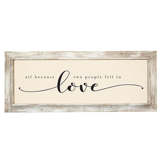 Long White Rustic Frame