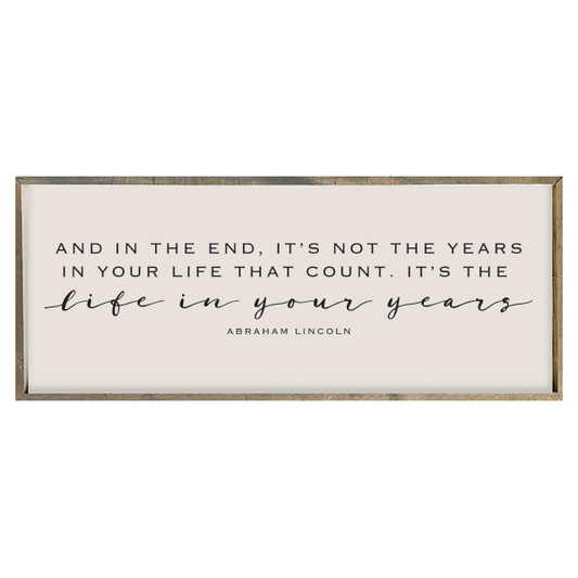 24x60 Thin Oak Frame