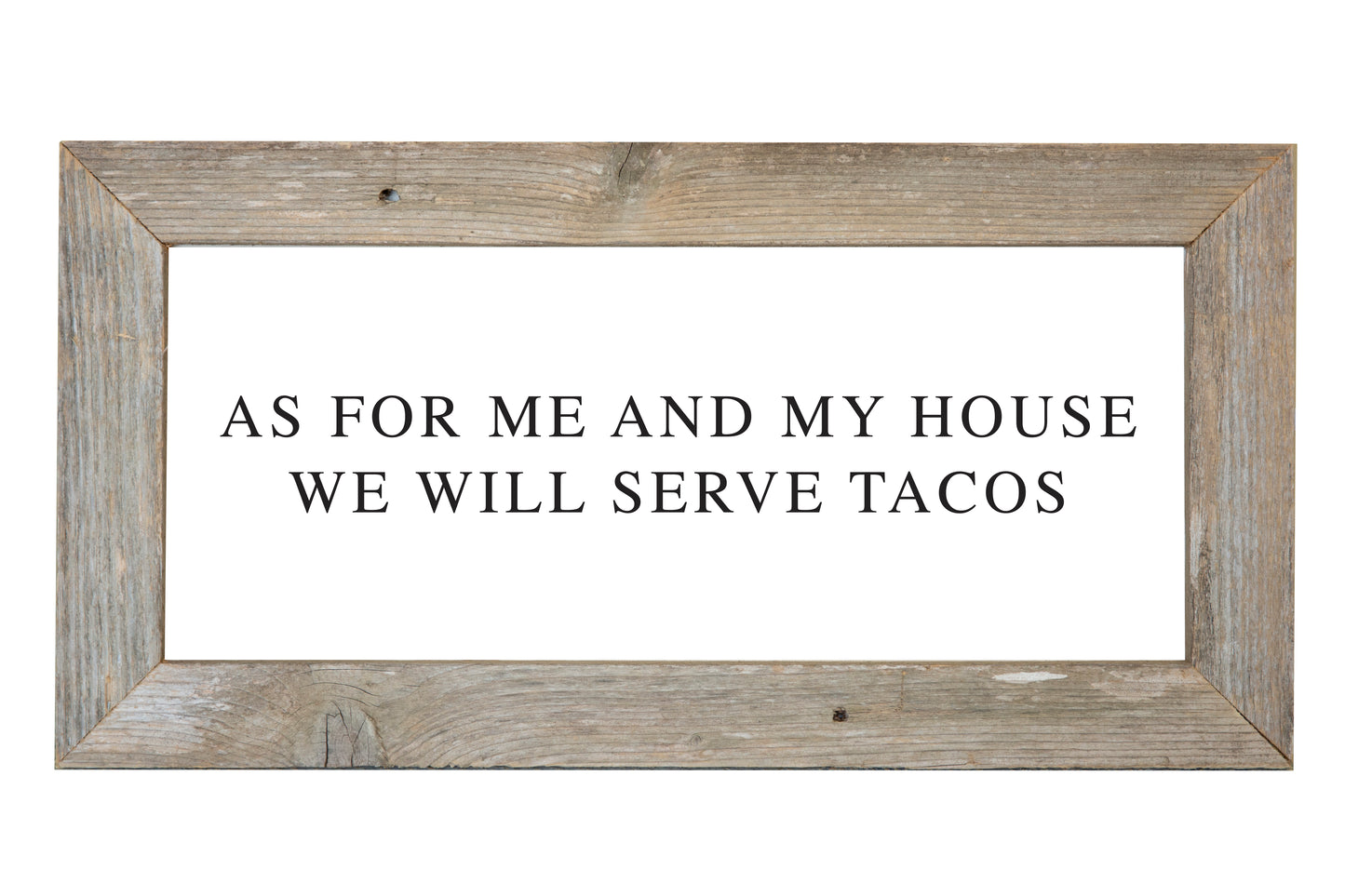 12x24 Rustic Frame