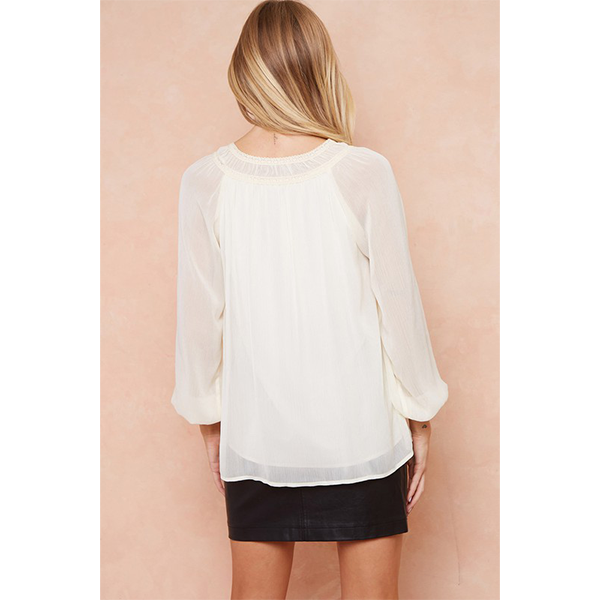 Bubble Sleeve Blouse