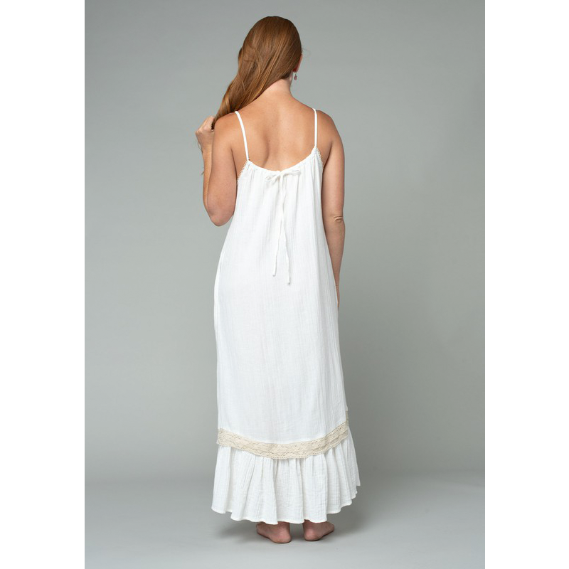Crinkle Gauze Maxi Dress
