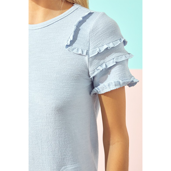 Frilled Sleeve Dress