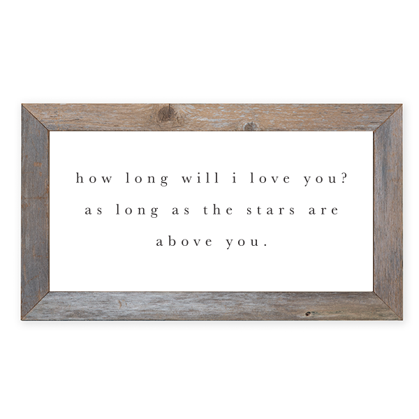 16 x 28 Rustic Frame