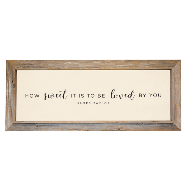 Long Rustic Frame