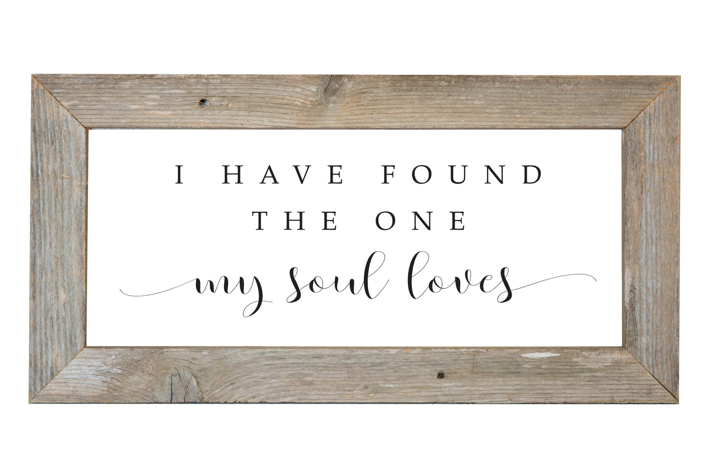 12x24 Rustic Frame