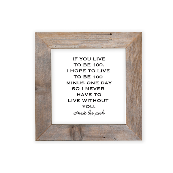 24x24 Rustic Frame