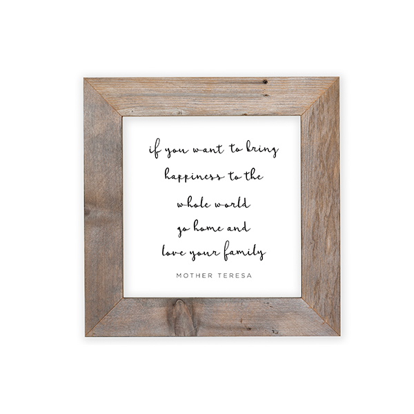 24x24 Rustic Frame