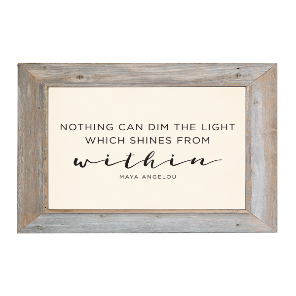 24x36 Rustic Frame