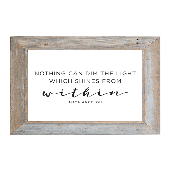 24x36 Rustic Frame