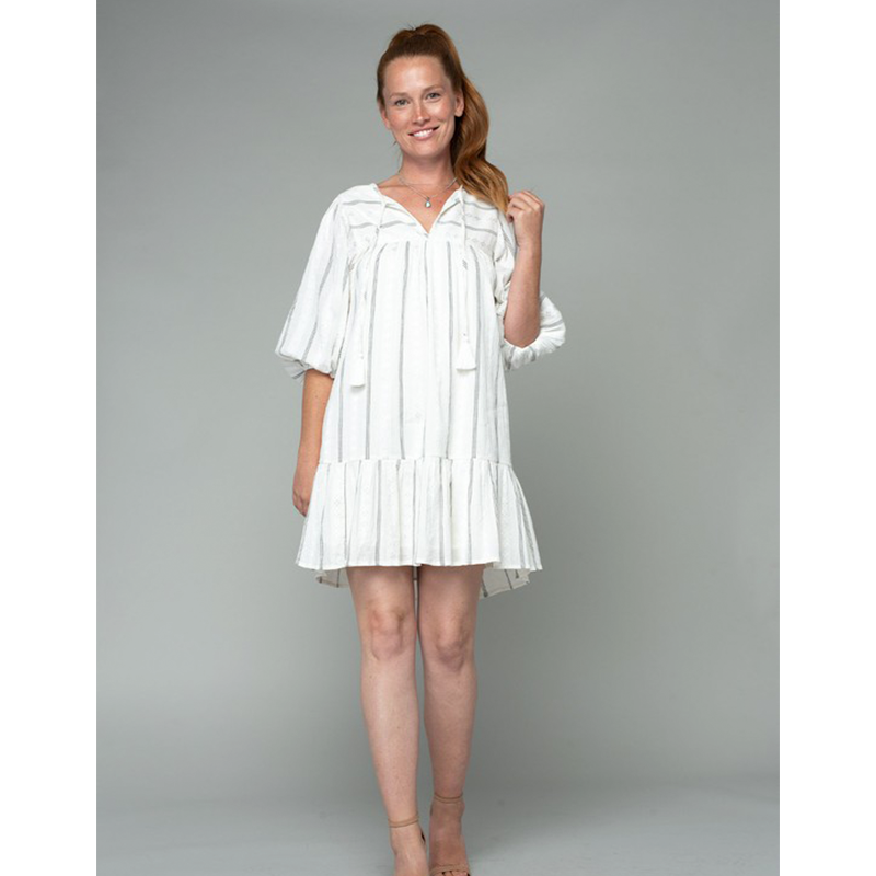 Puff Sleeve Mini Dress