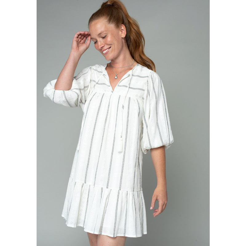 Puff Sleeve Mini Dress