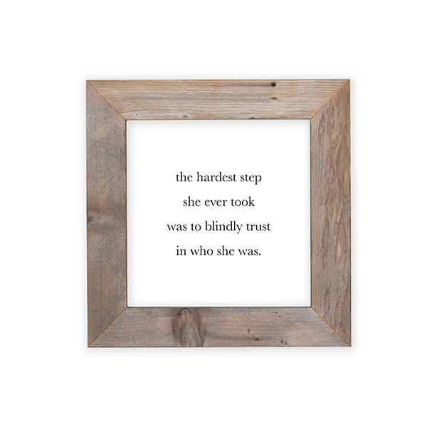 24x24 Rustic Frame