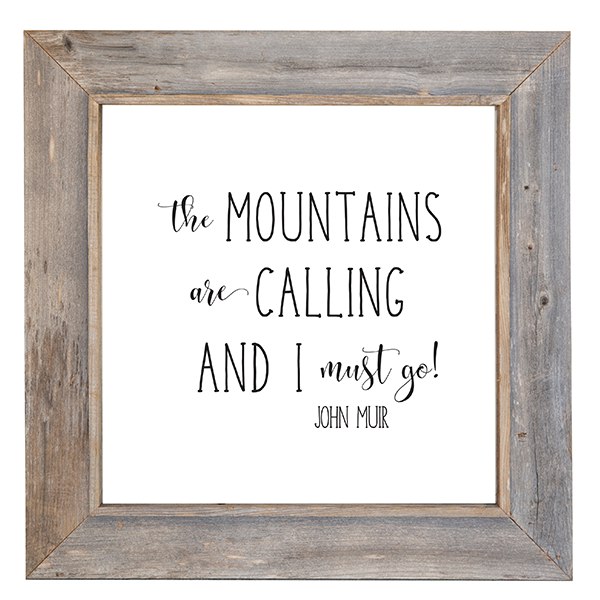 30x30 Rustic Frame