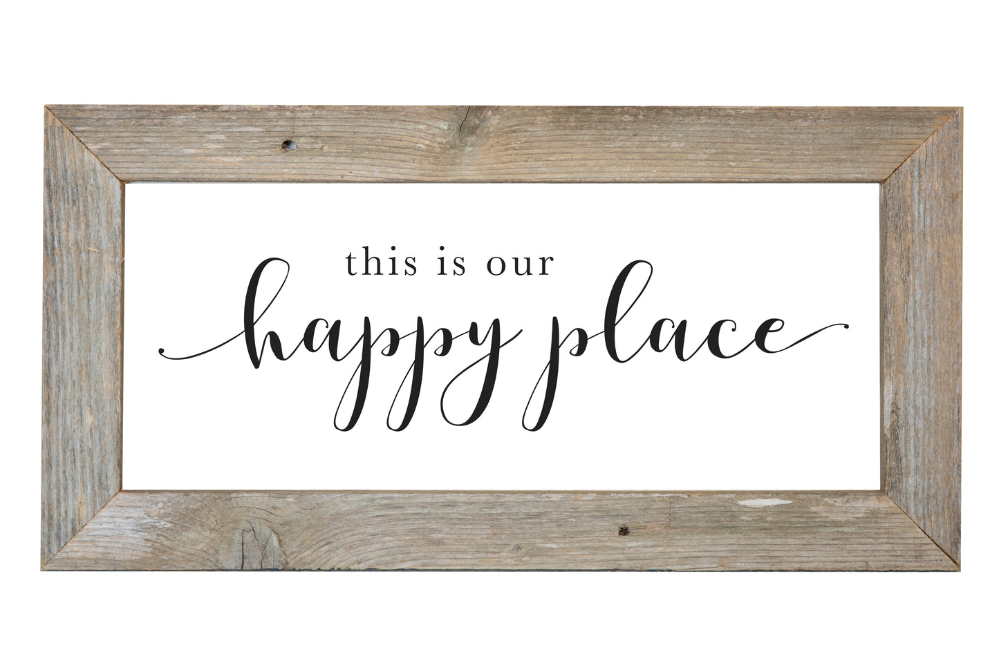 12x24 Rustic Frame