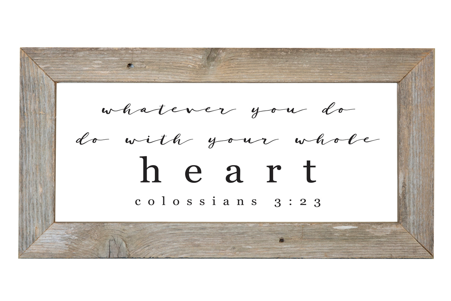 12x24 Rustic Frame
