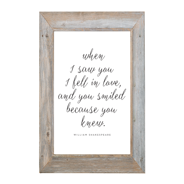 24x36 Rustic Frame