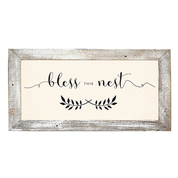 12x24 White Rustic Frame