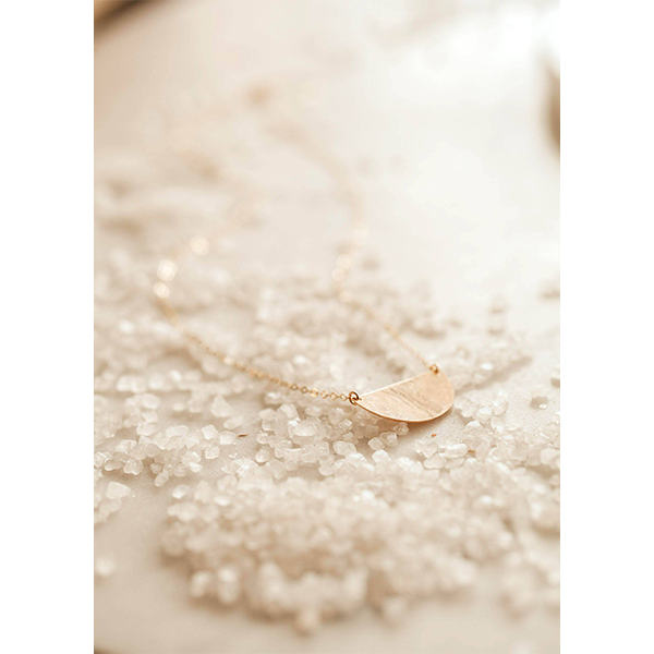 Small Half Moon Necklace