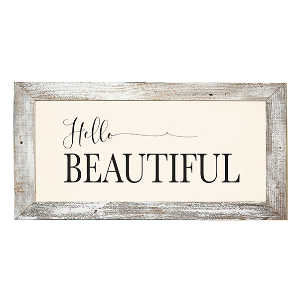 12x24 White Rustic Frame