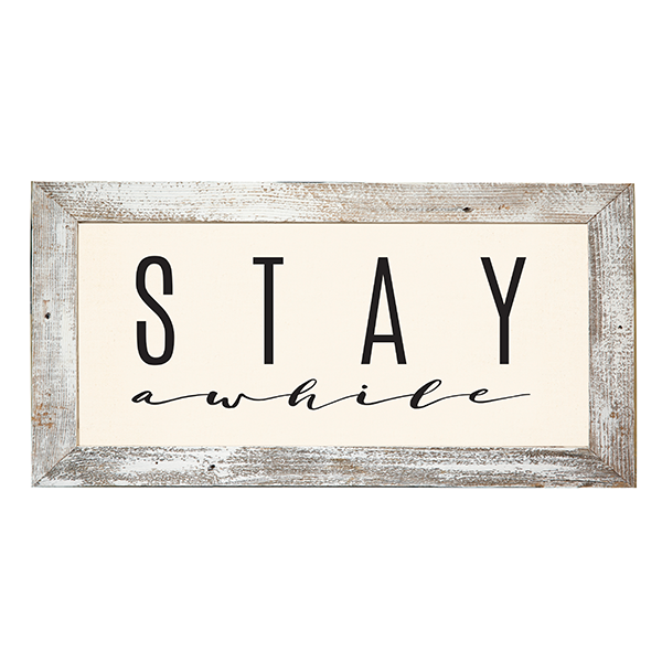12x24 White Rustic Frame
