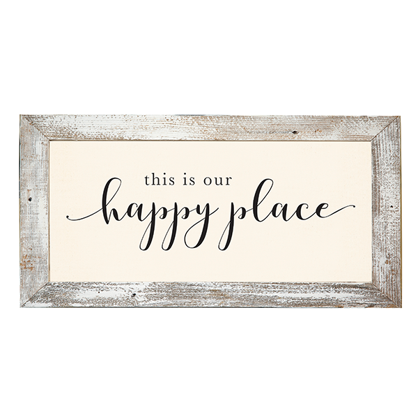 12x24 White Rustic Frame