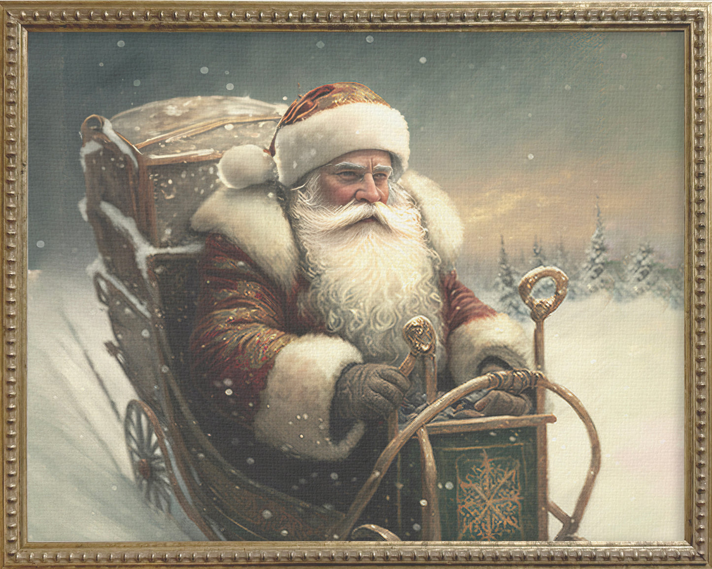 16x20 Silver Bead Holiday Gallery Frames