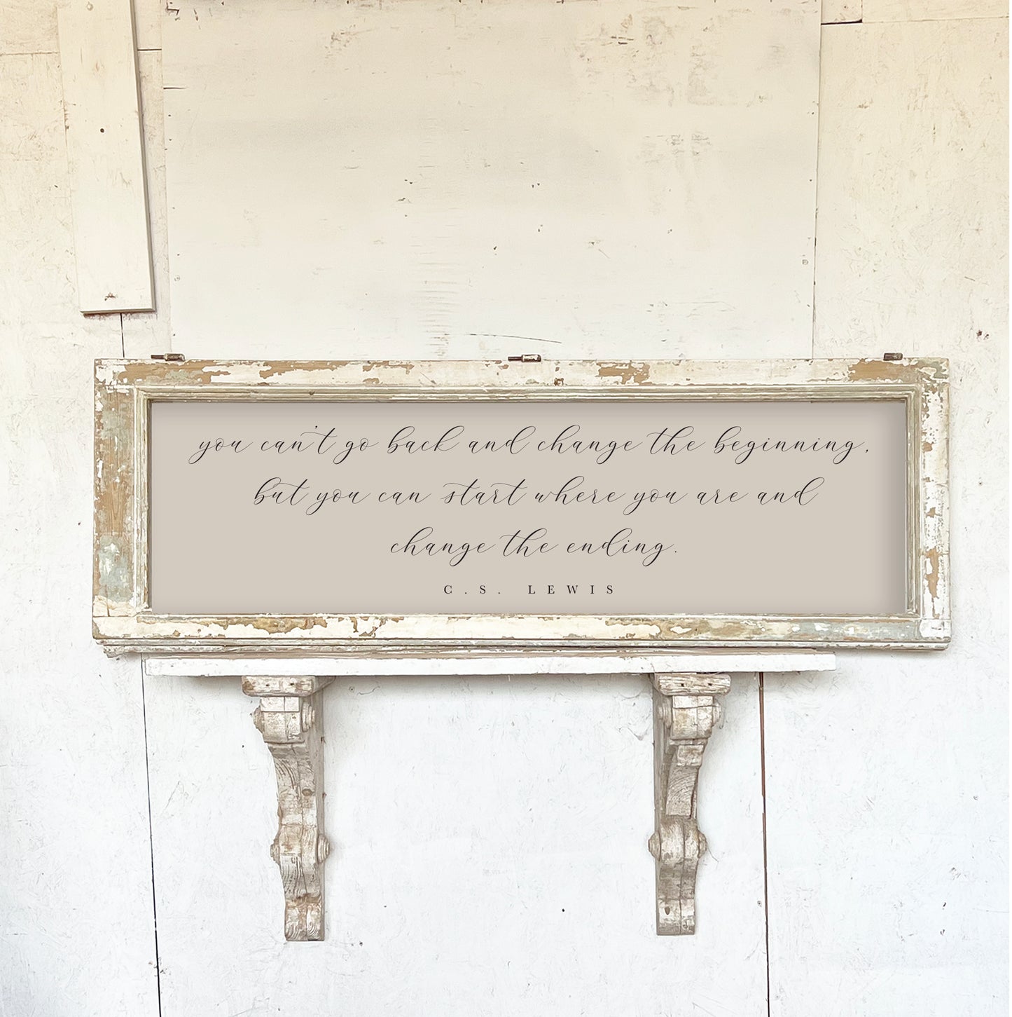 Wide Reclaimed European Frame - You Can't Go Back - 3242