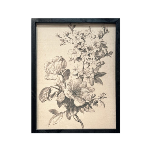 34x44 Thin Timberwood - Vintage Floral