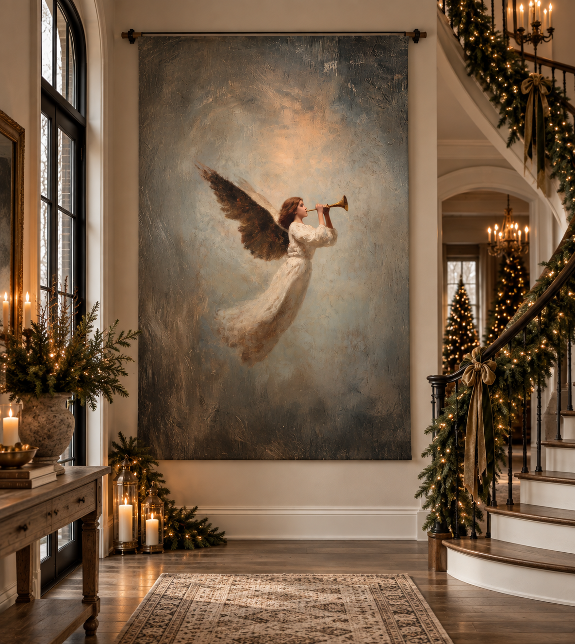 Trumpeting Angel Scroll