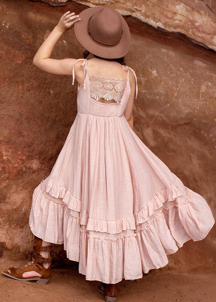 Tatianna Dress in Cameo Rose - Girls