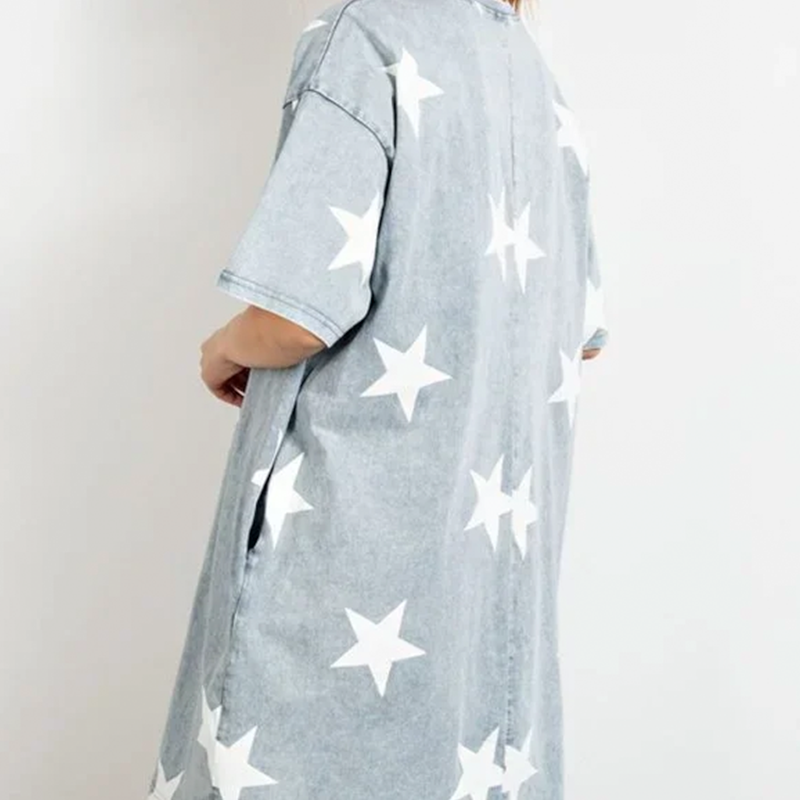 Star Printed Dresss