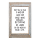 24x36 Rustic Frame