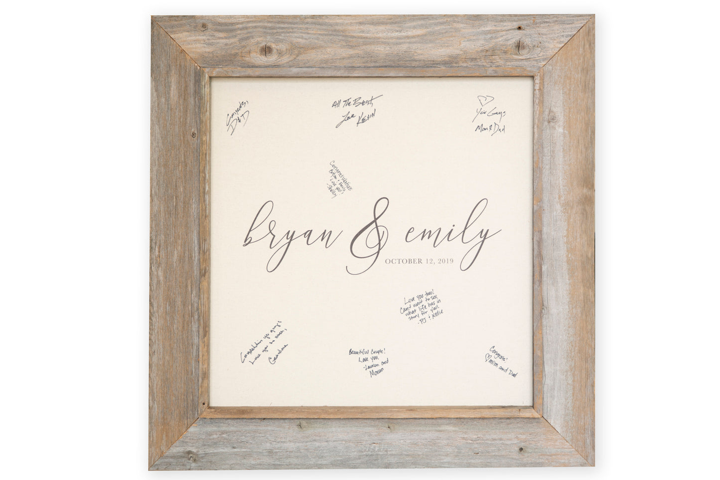 Custom Wedding Signable