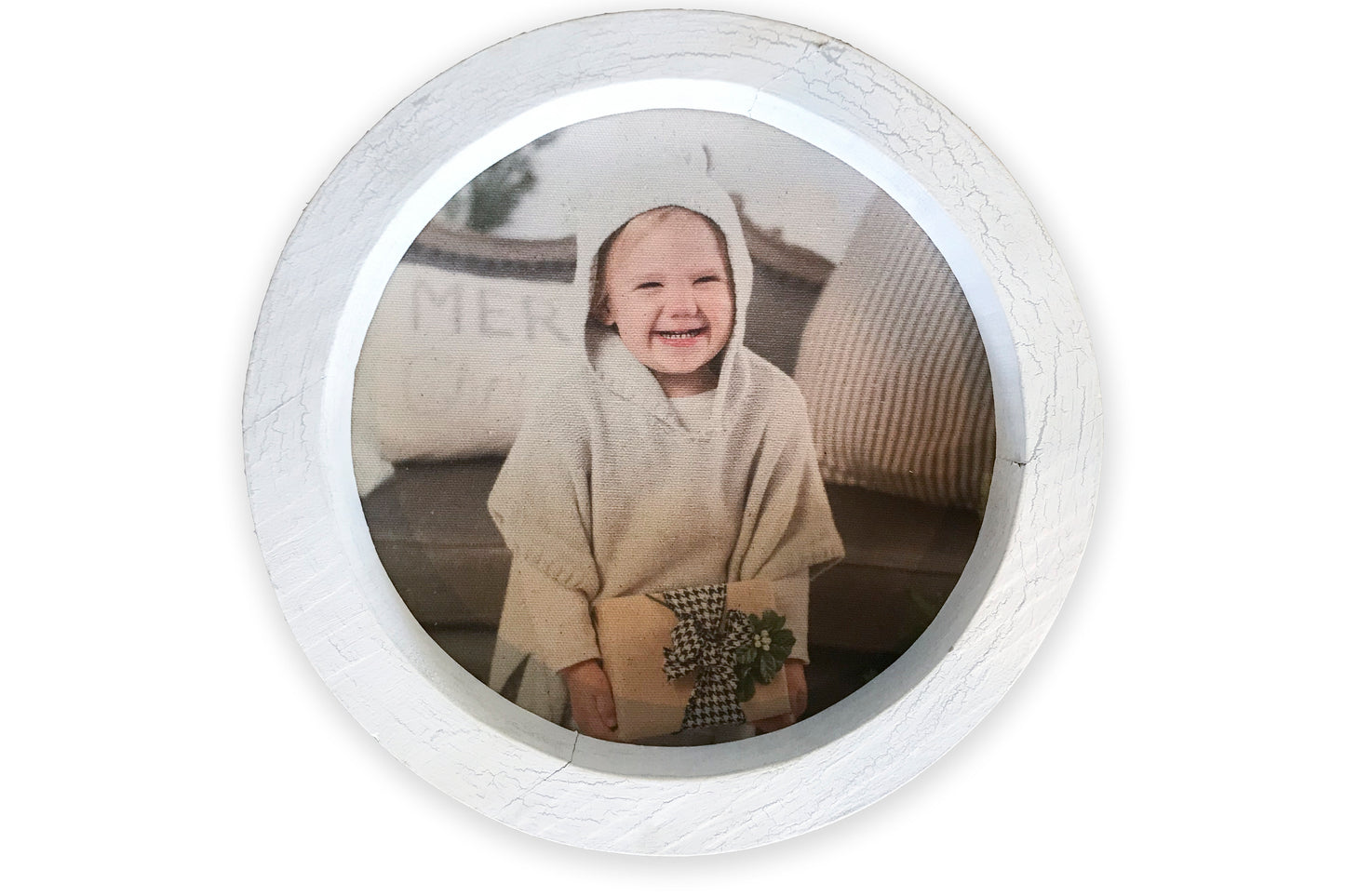 Small Round Frame with Photo
